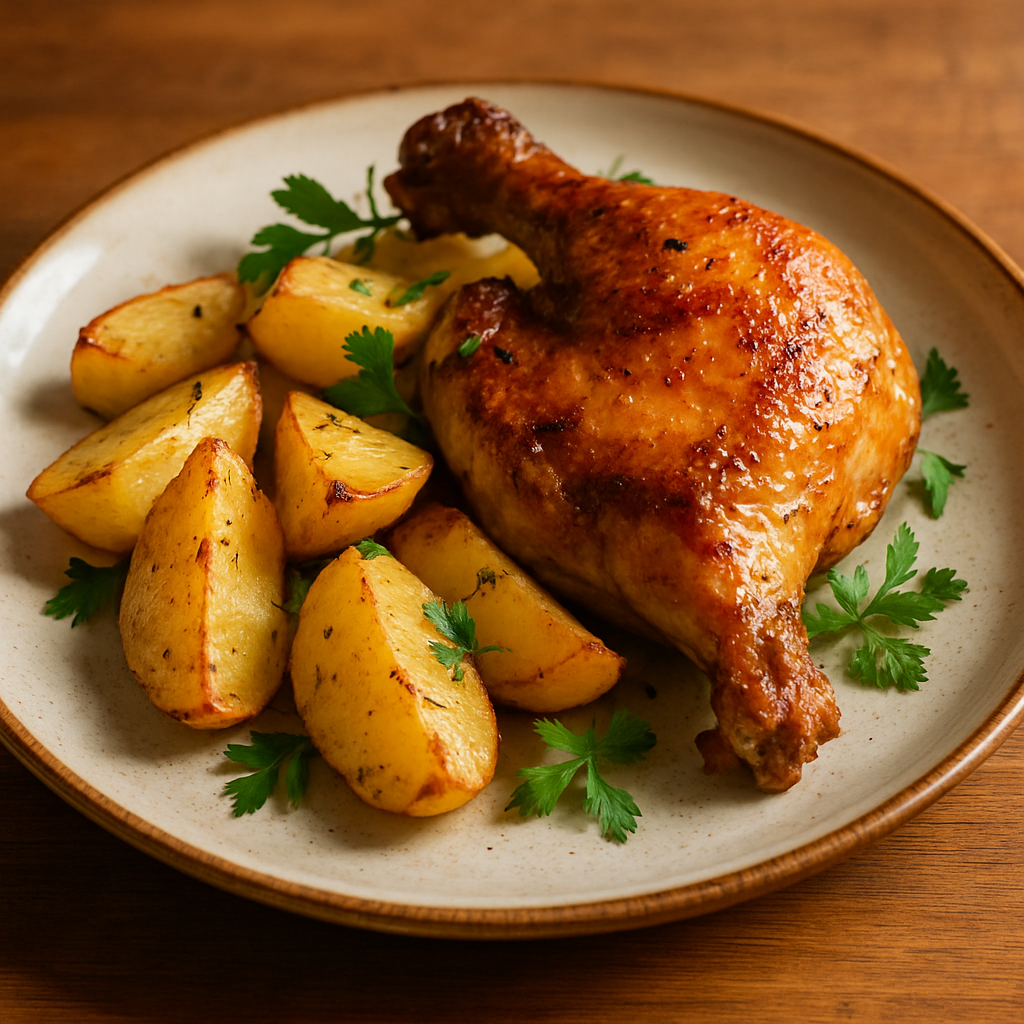 Pollo al Horno con Papas