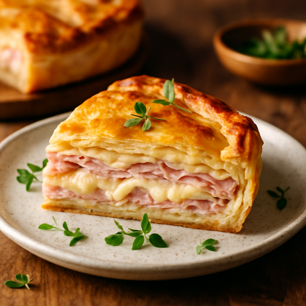 Tarta de Jamón y Queso